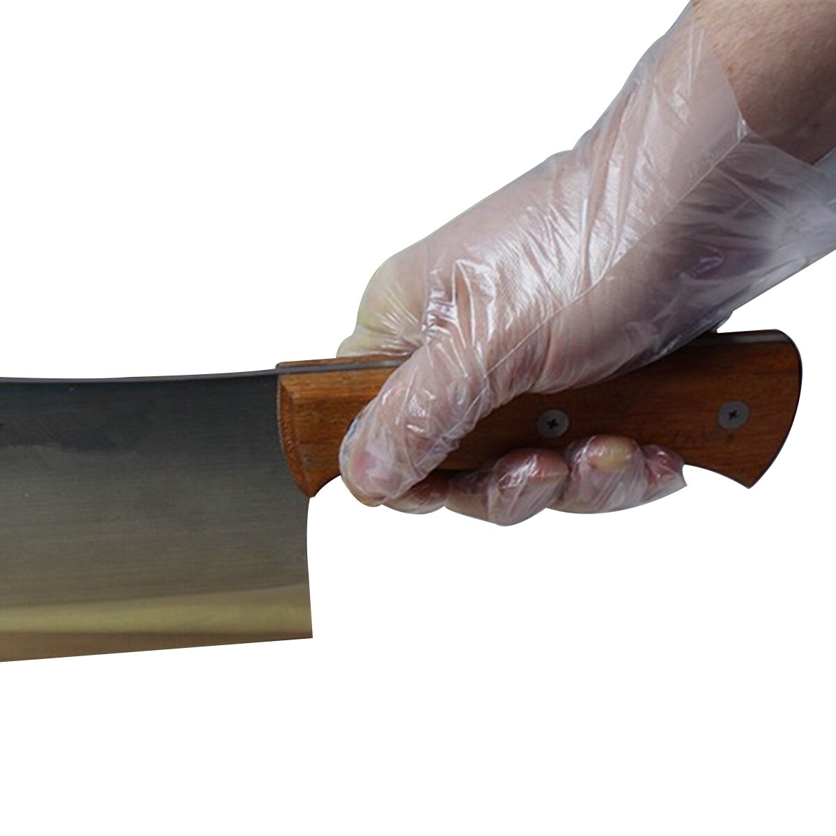 100 stuks wegwerphandschoenen van plastic, anti-olie, handschoenen voor de horeca, doorzichtige schoonmaakhandschoenen, beschermende accessoires