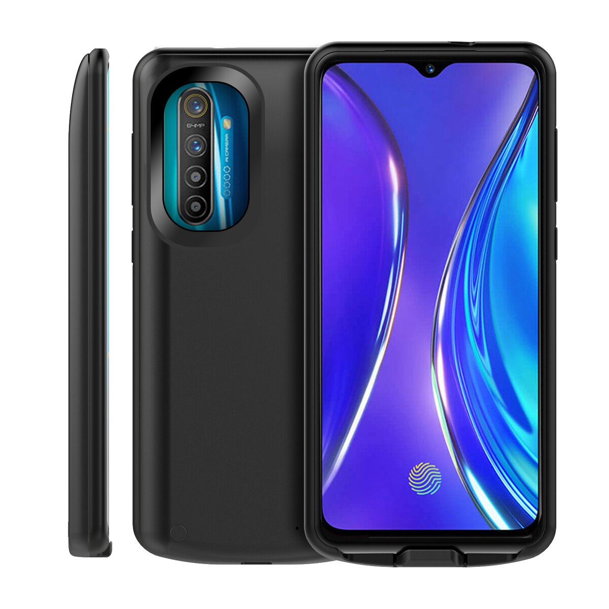 Coque de chargeur de batterie 6500mAh pour Oppo Realme X2 Pro, batterie de secours étendue: Realmex2
