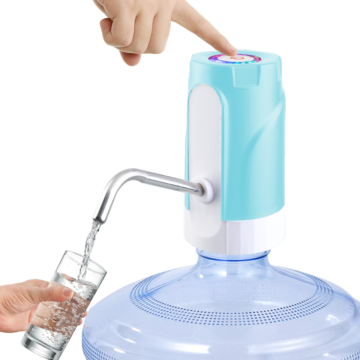 Automatische Elektrische Wasser Dispenser Tragbare Druck Pumpe Multi-interface Trinken Flasche Wiederaufladbare Wasser Pumpe Maschine: 3