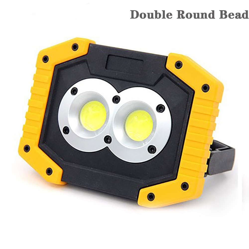 Linterna de acampada, luz LED recargable, Faro, luces para exteriores, equipo de foco para turismo, portátil, resistente al agua