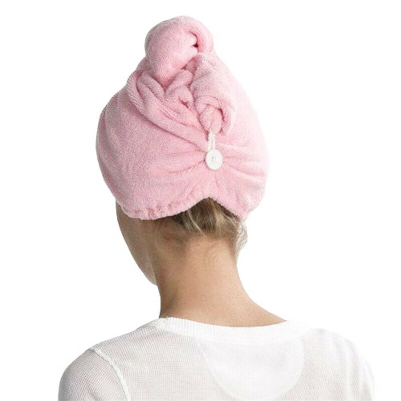 Microvezel badhanddoek haar droog snel drogend dames badhanddoek zachte douchekap hoed voor dames heren tulband hoofddoek badgereedschap