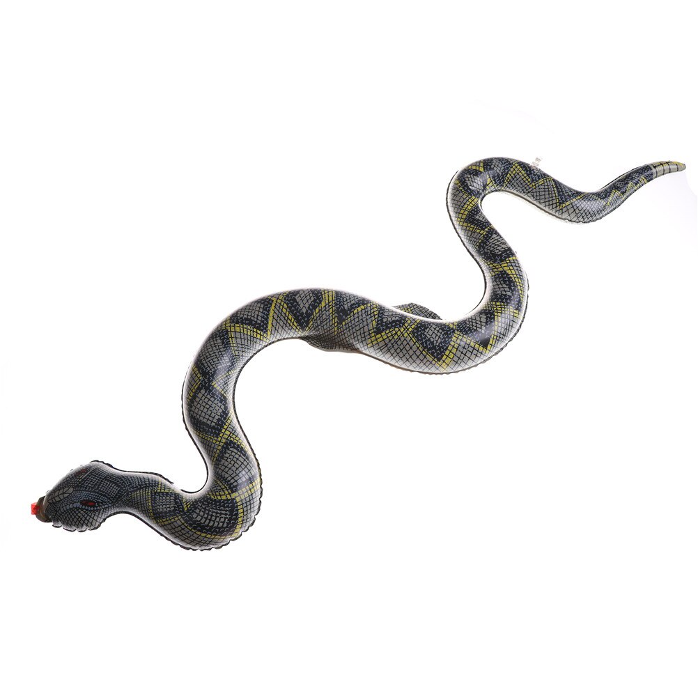 100Cm Grote Bewegende De Eigenzinnigheid Opblaasbare Boa Constrictor Truc Speelgoed Opblaasbare Speelgoed Dieren Slang Slang Simulatie