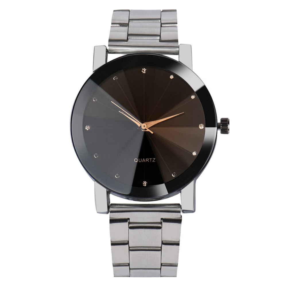 Top Brand Luxury Women Crystal Stainless Steel Analog Quartz Wrist Watch Bracelet relogio masculino de Luxurious: SL