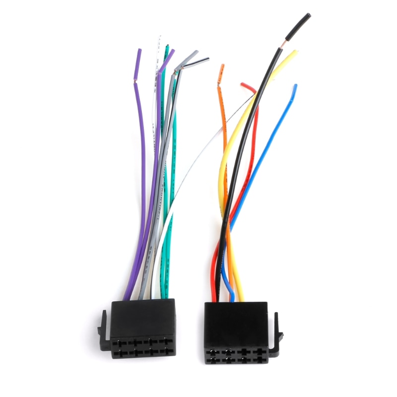 Arnés de Cableado Universal ISO hembra, adaptador de Radio para coche, conector, Kit de enchufe de cable