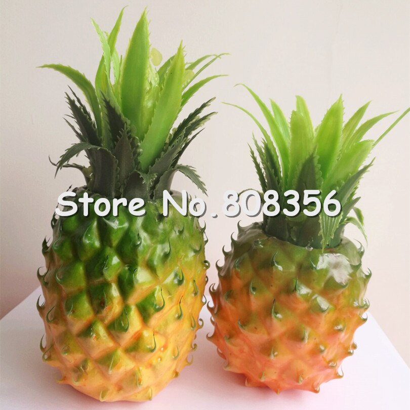 6Pcs Kunstmatige Ananas Fruit Groenten Simulatie Verergeren Ananassen Voor Home Decoratie