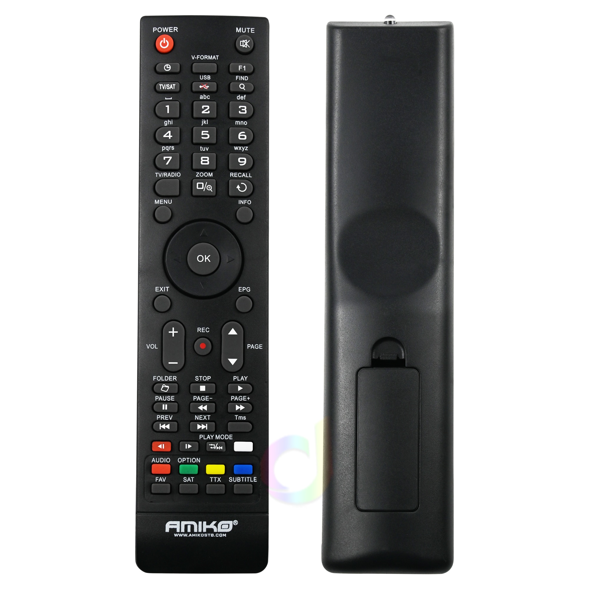 Remote Control for AMIKO Mini HD 8150 8200 8300 8360 8840 SHD 7900 8000 8110 8140 STHD 8820,8800, Micro Combo