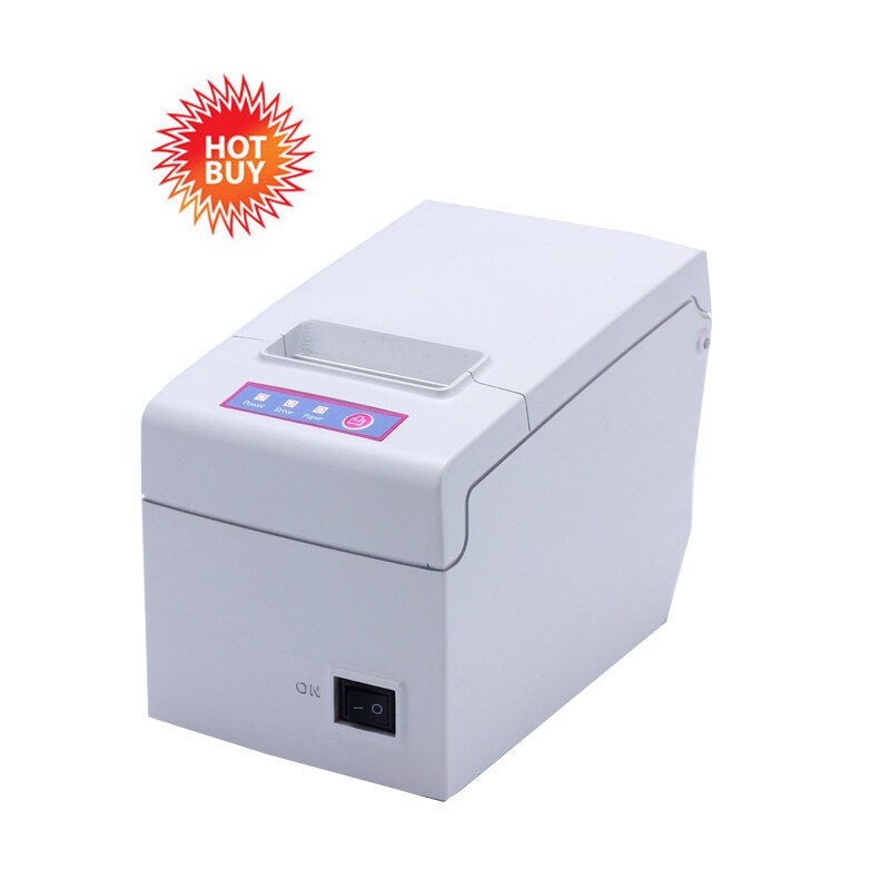 POS58 ethernet RJ45 pos thermal receipt bill printer with 130mm per second support Multi-Language HS-E58L: WHITE