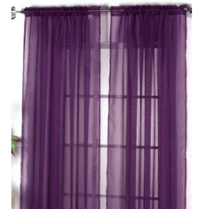 1pc 100*200cm Neue Einfarbig Voile Schiere Vorhang Panel Fenster Vorhänge Europa Fenster Tüll Vorhänge Wohnzimmer zimmer Dekoration: NO. 7