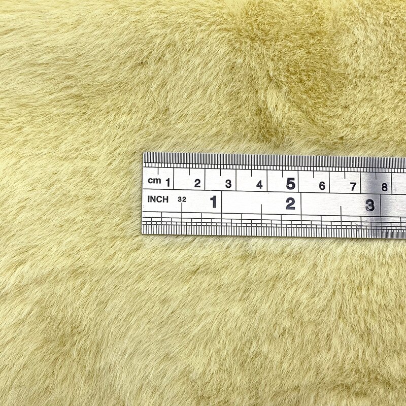 160Cm Breedte Faux Amerikaanse Nerts Bont Stof Voor Patchwork Naaien Materiaal Kledingstuk Diy Home Decoratie