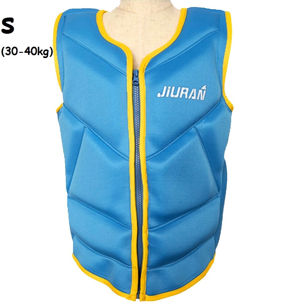 Conveniente neopreno para adultos natación flotabilidad pesca salvavidas chaqueta de flotación Rescue Sea Fishing Vest canoa Sailing S-XXXL: S