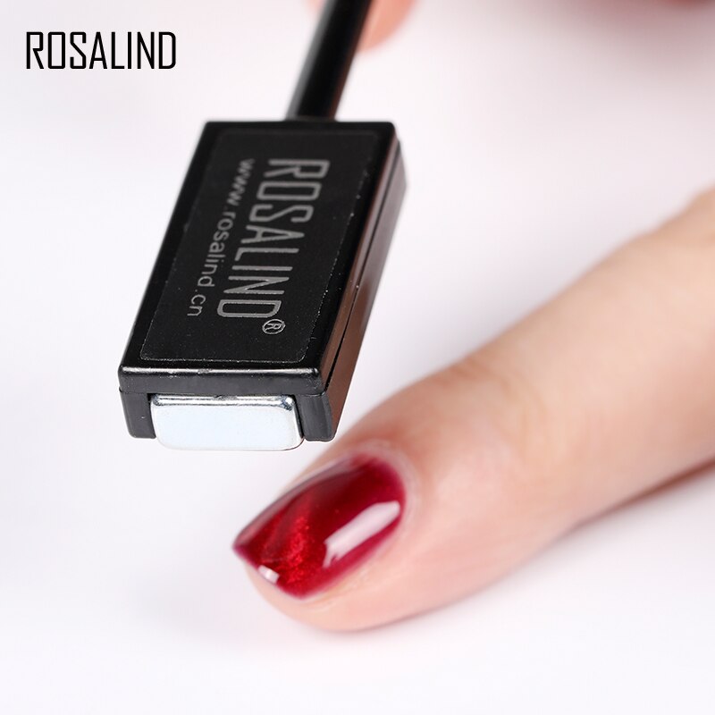 ROSALIND Katze Auge Magnet Gel Polnischen DIY 3D Magische Wirkung Manikübetreffend Werkzeug Nagel Stock Gebogene Linie Streifen Entwickelt Für Nagel kunst Schönheit