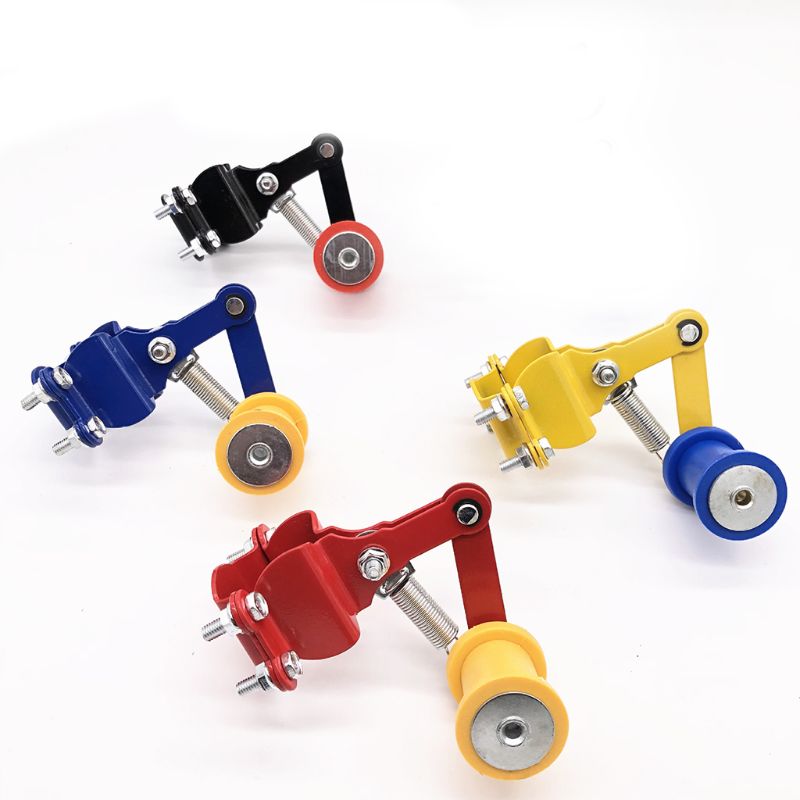 Universal Motorcycle Moto Bike Chain Tensioner Chain Adjuster on Roller Tools Modified Adjust for Dirt Pit Bike ATV Motocross