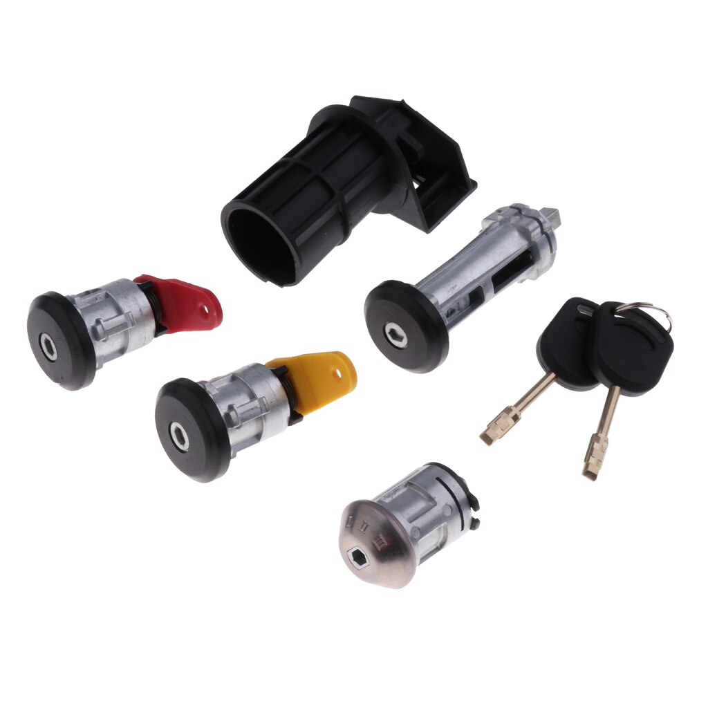 Set of Replacement Ignition Switch Lock Cylinder With Key for Ford Carnival