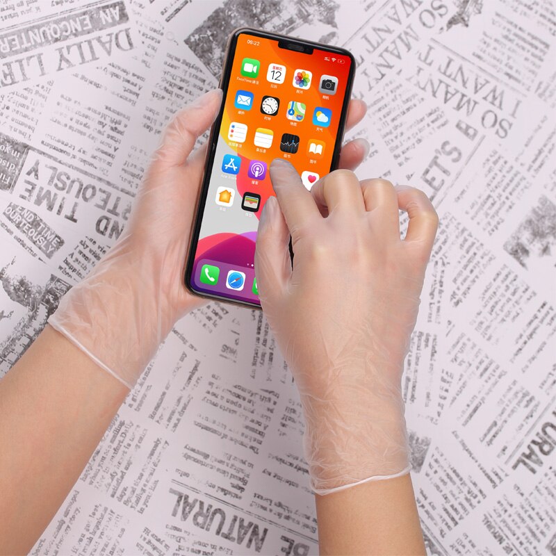 Food grade disposable nitrile gloves pvc latex rubber synthetic disposable CPE food inspection gloves