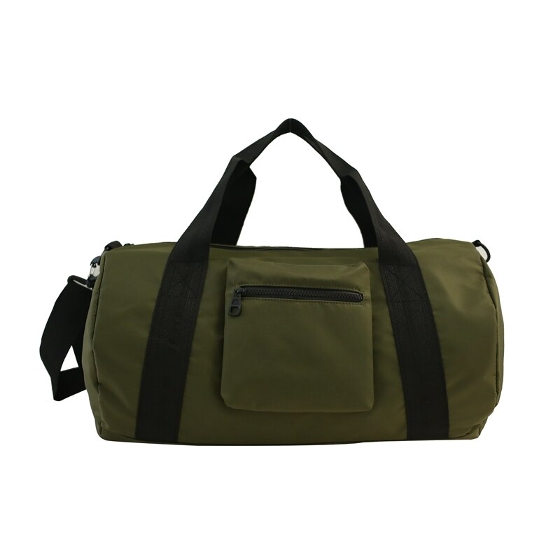 Nylon Waterdichte Reistas Sport Tassen Mannen/Vrouwen Handtassen Tote Schouder Crossbody Tas Duffle Multifunctionele Zakken: green