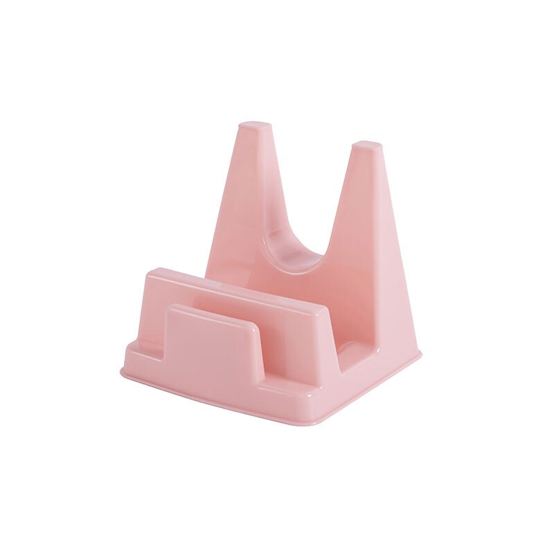 Lasta kauha hylly lusikka tuki kattilan kannen pidike telineen kansi siivilä tyyny keittiön monitoimijalusta astiat täydentävät työkalua: Vaaleanpunainen