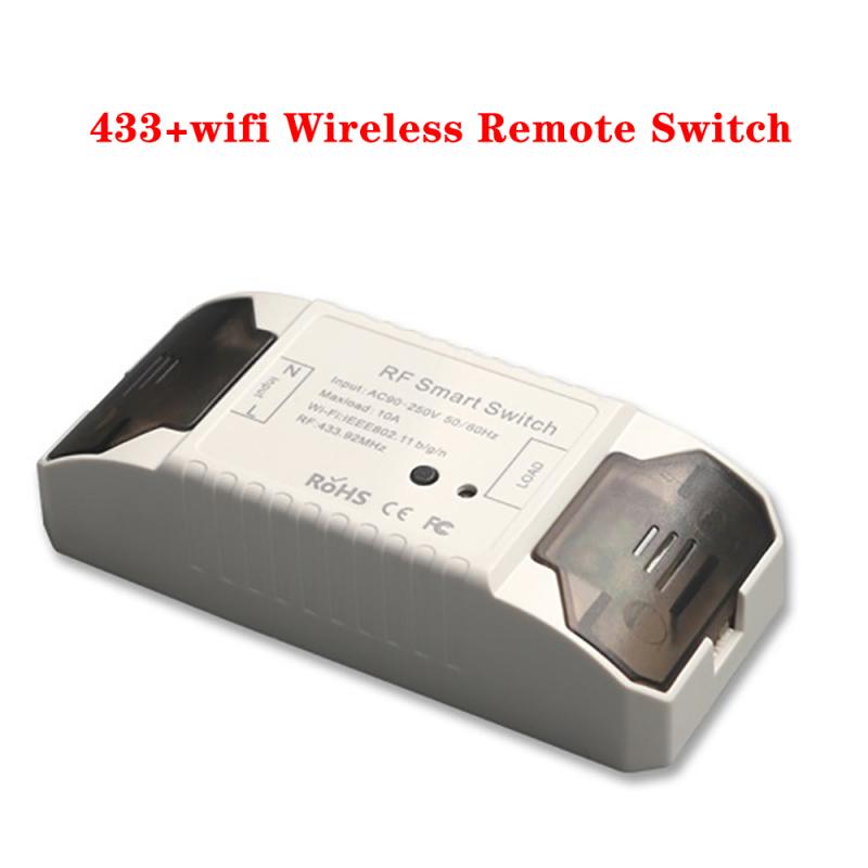 Switch-Wifi Relay Timer Controller Smart Life APP WiFi RF DIY Switch Wifi Smart Breaker Switch Wireless Controller Light RF 433M: 3