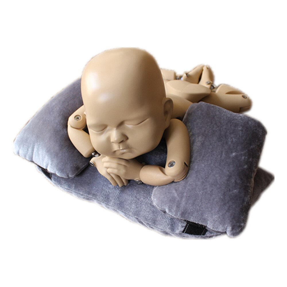 Kileformet poserende pude til nyfødt fotografering rekvisitter baby pude spædbarn positioner baby fotoshoot tilbehør assistent