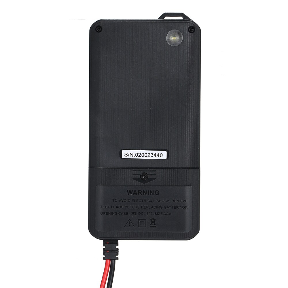 Digital Multimeter 6000 Counts True-RMS Auto Ranging AC/DC Voltage Temperature Measuring Flash Light Backlight Large Screen