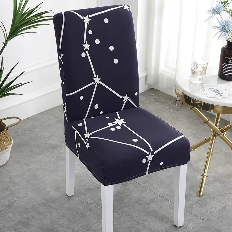 Stoffen Stoelhoes Voor Eetkamer Stoelen Hoezen Woonkamer Stoelhoes Voor Stoelen Voor Eetkamer/Keuken Stretch Stoel Hoes: Bruin
