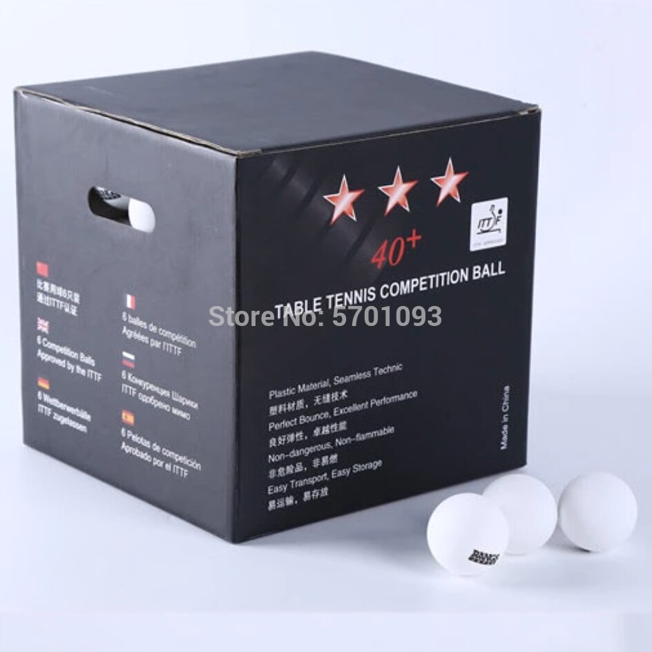 Ping Pong Ballen Set Ittf Goedgekeurd 1 Ster Tafeltennis Bal, Gebruikt In Wereld Concurrentie, 40 + Professionele Pingpong Bal Nonflammabl