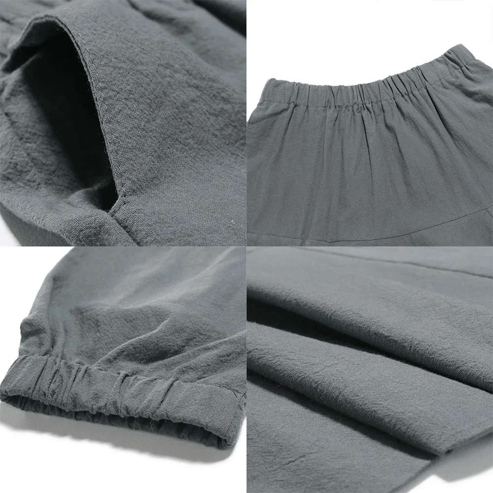 Herren-Haremshose mit tiefem Schritt, japanische Streetwear, individuelles , Trainingshose, knöchellang, lässig, übergroße Herrenhose