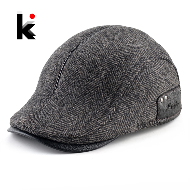 Heren corduroy hoeden: CORDUROY PET MET OORKLEPPEN