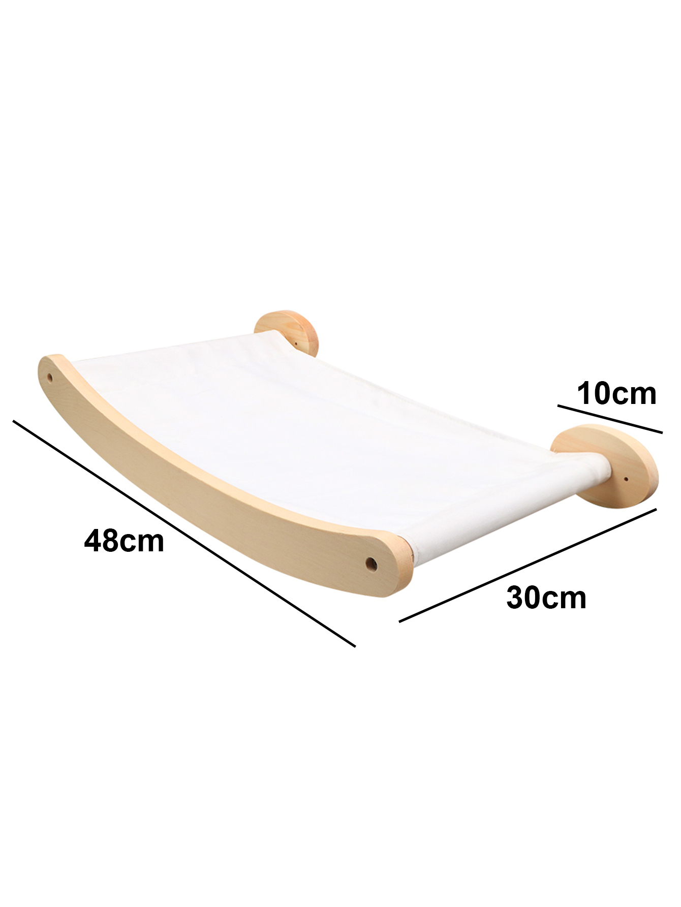 Hamac mural pour chat, meubles pour animaux de compagnie, ensemble d'étagères murales pour chaton, perche pour chat, poste d'escalade à gratter en bois, jouet pour maison d'arbre pour chat: Rouge