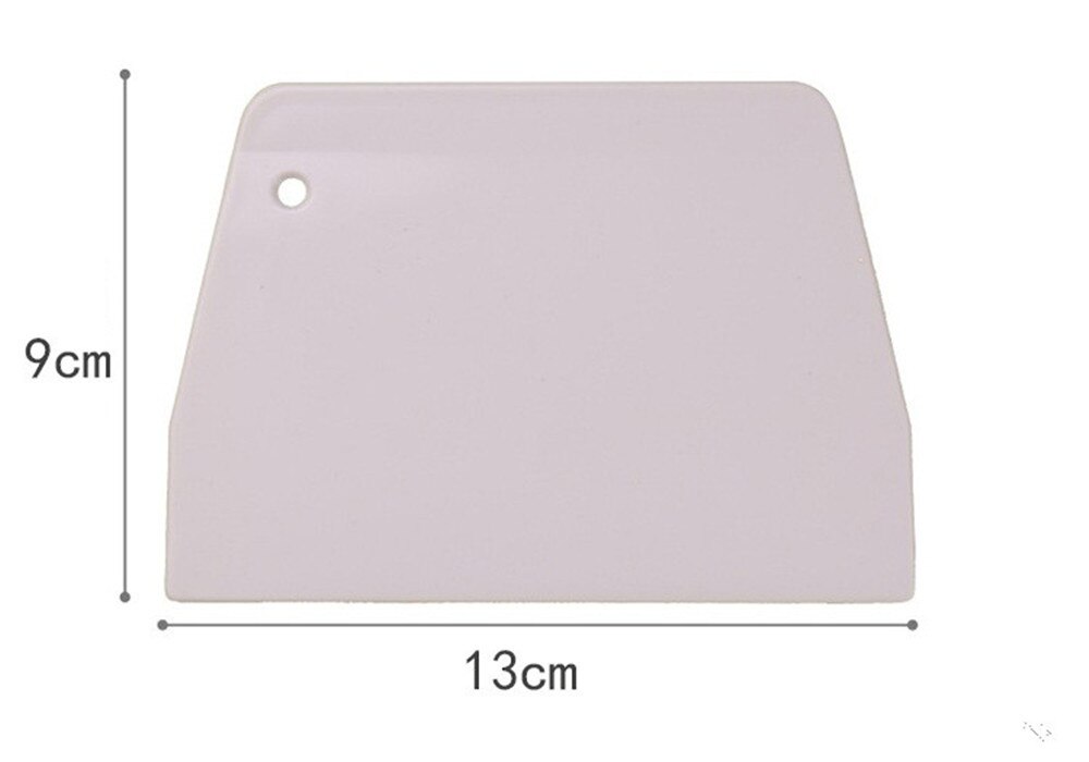 Scraper Cream Cakes Dough Cutters Dough Scraper Baking Tools cut Trapezoidal Plastic Flour Scraper Baking Utensils
