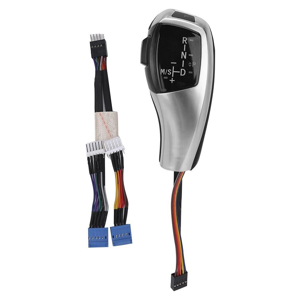 Dernière en mise à jour Look LED pommeau de levier de vitesse pour BMW X3 E83 E83 LCI 2004 accessoires: Silver