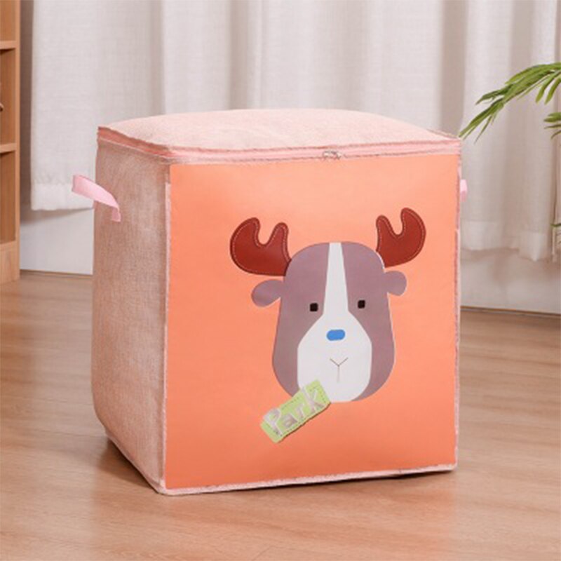 Dikker Upgrade Katoen Quilt Opbergtas Kleding Quilt Zak Wasmand Kleding Container: 34cm46cm48cm elk