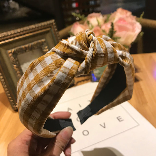 Kinder Nette Farben Gedruckt Plaid Streifen Haar Hoop Hair Mädchen Schöne Dot Bogen Kaninchen Ohren Stirnbänder Kinder Haar Zubehör