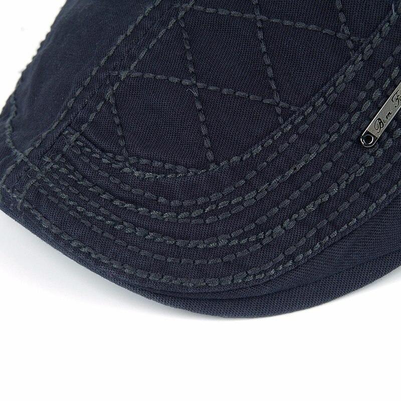 JAMONT algodón boina sombrero para hombres Vintage Baret gorra boina Francesa irlandés boinas mujeres huesos gorra plana masculina gorra para hombres