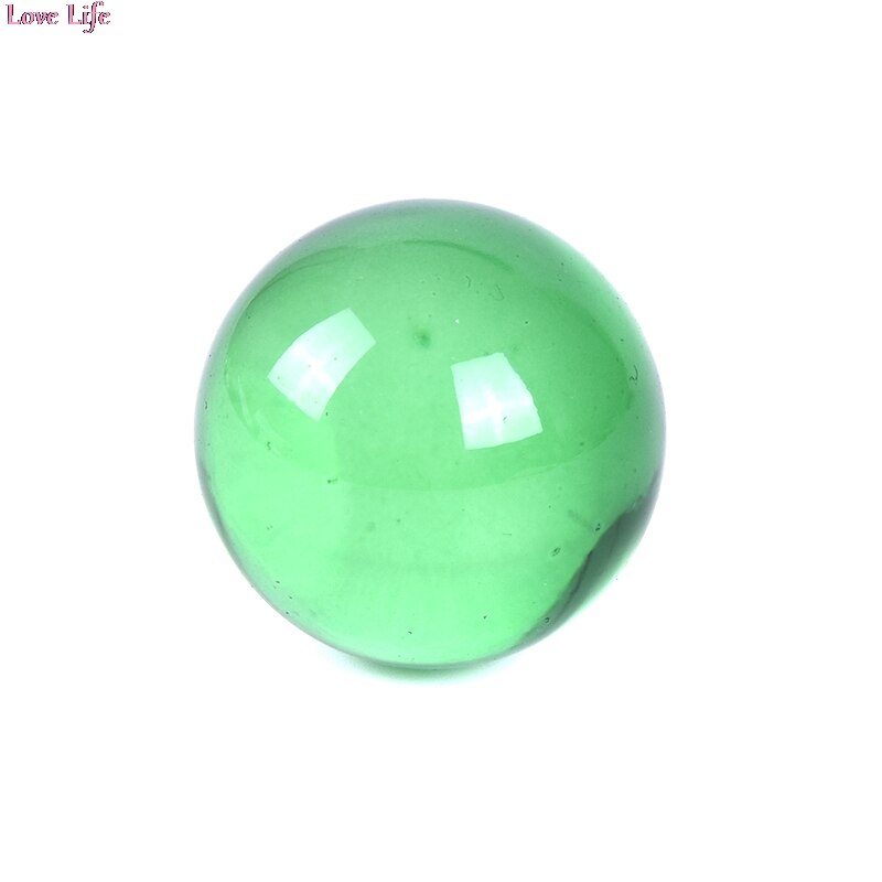 30mm Crystal Ball Quartz Glass Transparent Ball Spheres Glass Ball Photography Balls Crystal Craft Decor Feng Shui: Green