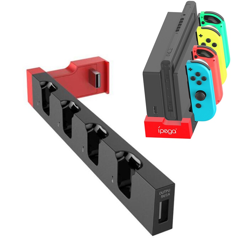 Switch Joy Con Controller Charger Dock Stand Station Holder for Nintendo Switch NS Joy-Con Game Charging Power Supply