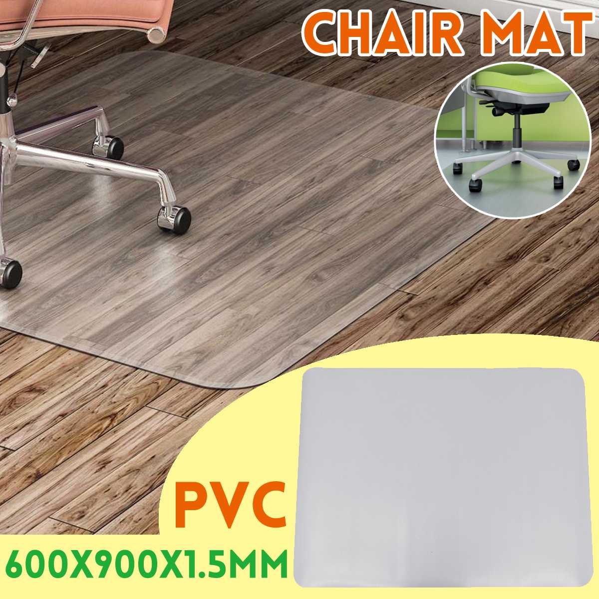 Pvc Transparent Waterproof Mat Wood Floor Protection Mat Computer Chair Protectors Plastic Soft Carpet Rug 60*90cm*1.5mm