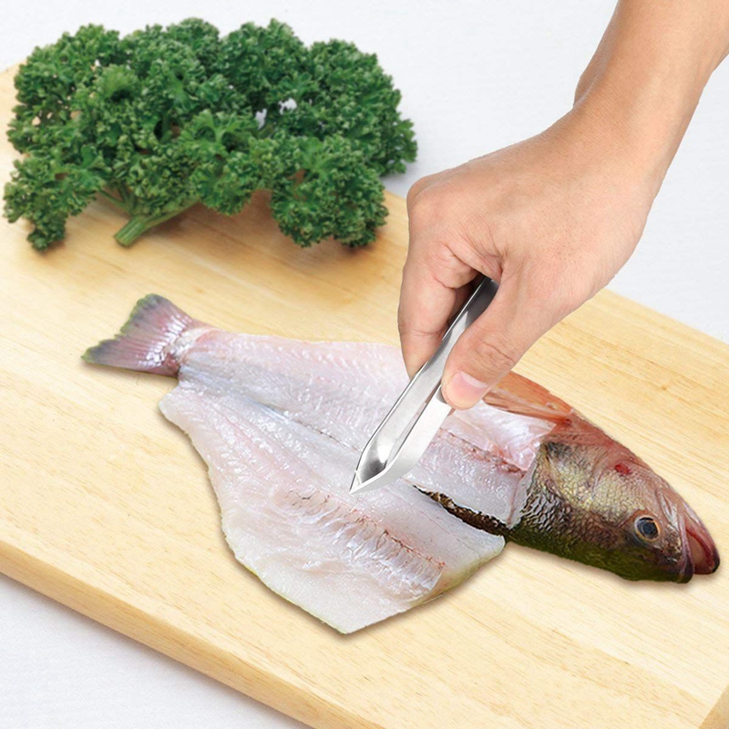 4X Professionelle Desareter Schellen in Edelstahl Fisch Klemme Fisch Klemme Pinzette Fisch Klaue Stopper Fisch Klemme