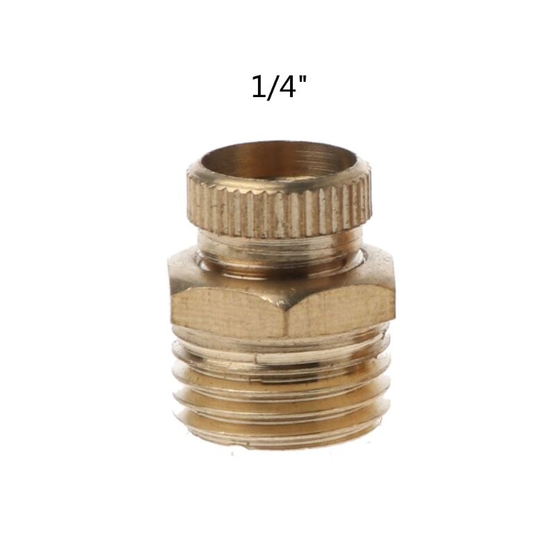 PT1/4" 3/8" 1/2"Brass Male Thread Air Compressor Water Drain Valve Replacement