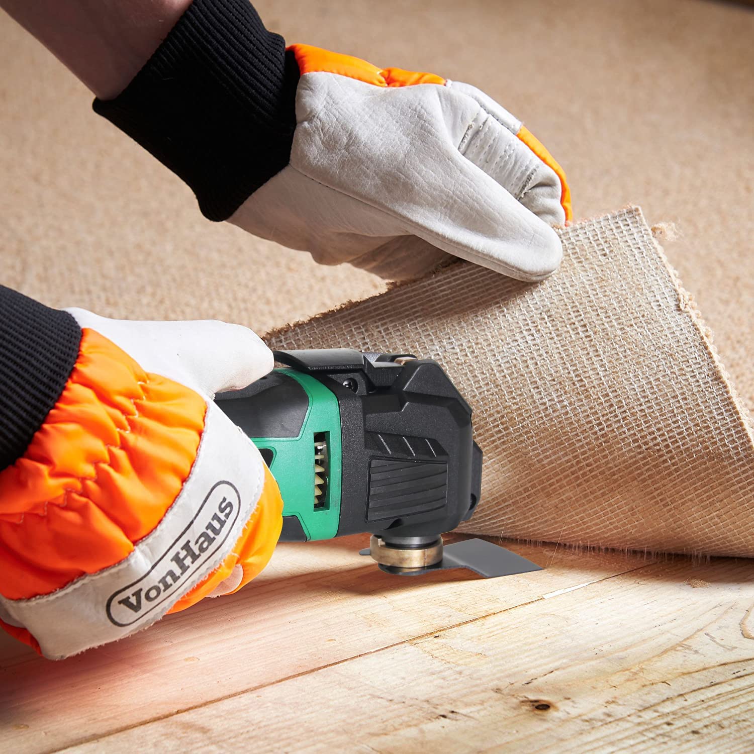 BOLTHO Oscillating Multi Tool, 300W Detail Sander Precision Cutter Saw Grinder Scraper | Variable Speed - Accessory Sanding Pads