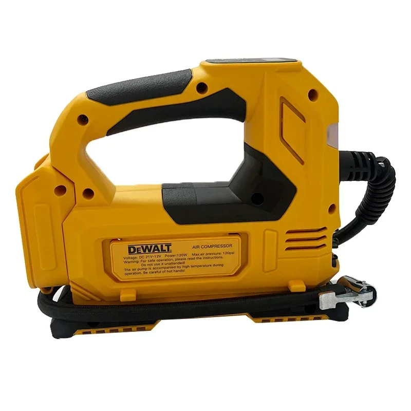 Przenośna pompka powietrza DEWALT 2026 robić akumulatorów Dewalt 18V 20V, bezprzewodowe narzędzie robić pompowania opon samochodowych, elektryczna pompka robić motocykli.