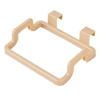 Estante de almacenamiento para bolsas de basura, soporte portátil para armario, utensilios de cocina, 1 unidad: Khaki