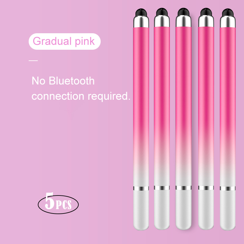 2-in-1 Capacitive Stylus For Touch Screen Stylus Pen For ipad Touch Pencil For Cell Phone Universal stylus pen For Phone: Gold
