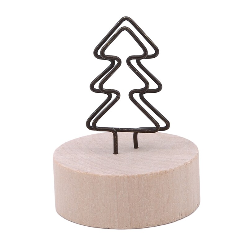 Log Clip Photo Folder Menu Number Log Clip Holder Wedding Party Table Decoration: tree