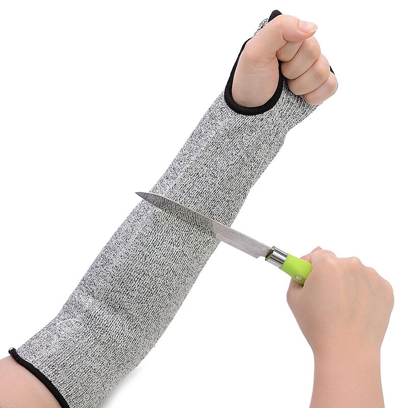 Grey Safety Cut Heat Resistant Sleeves Arm Guard Protection Armband Gloves Workplace Safety Protection Defensive laborgloves