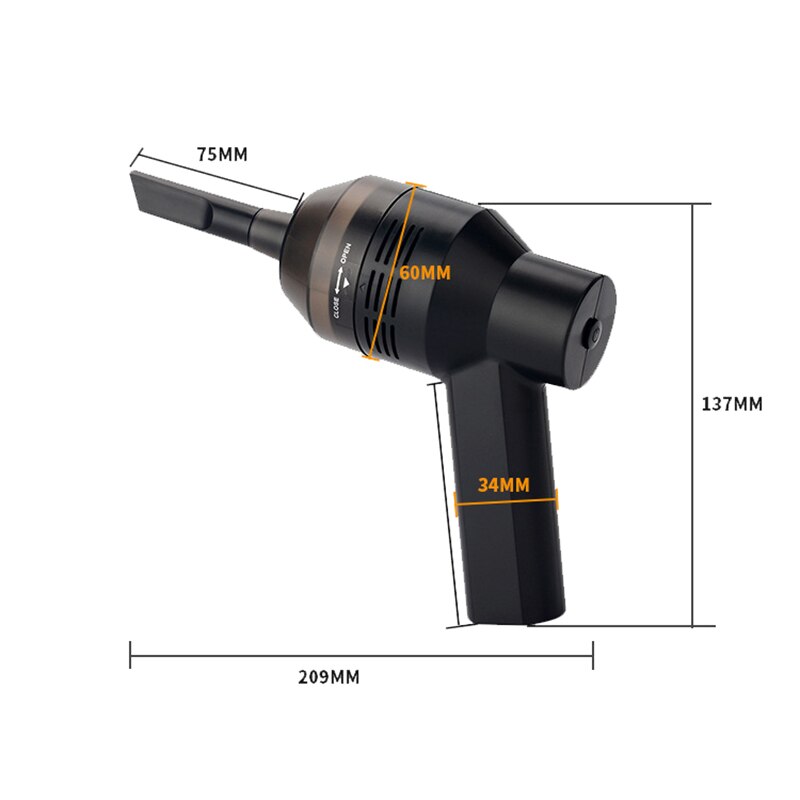 USB Keyboard Vacuum Cleaner Cordless Computer Cleaners Rechargeable with Cleaning Gel for Auto Car Laptop PC Piano Pet Dust