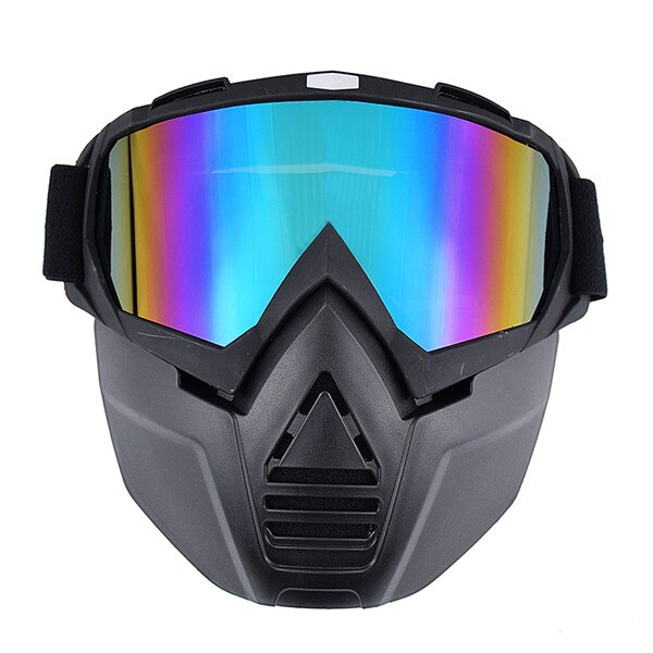 VEMAR Goggles Motorcycle Protective Gears Flexible Cross Helmet Face Mask Motocross Goggles Dirt Bike UTV Eyewear Gear Glasses: Colors Lens