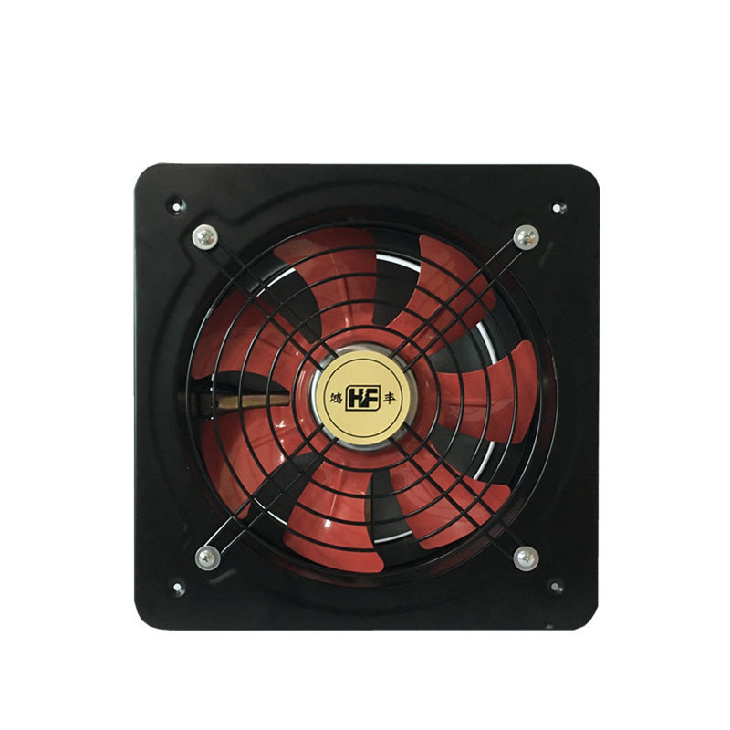 12-zoll Starken Ventilator Auspuff Fan Küche Rauch Fan Fabrik Lagerbier Entlüftet Abgas Fan 120W Schwarz whiteITAS1272
