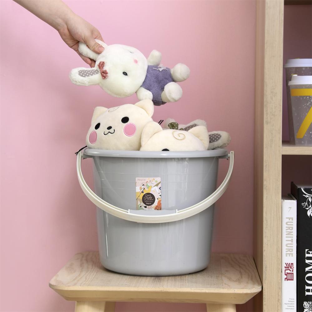 Plastic Bucket Bathroom Mop Buckets Portable Water Container Camp Outdoor Fishing Car Wash Bucket Large Buckets with Handle