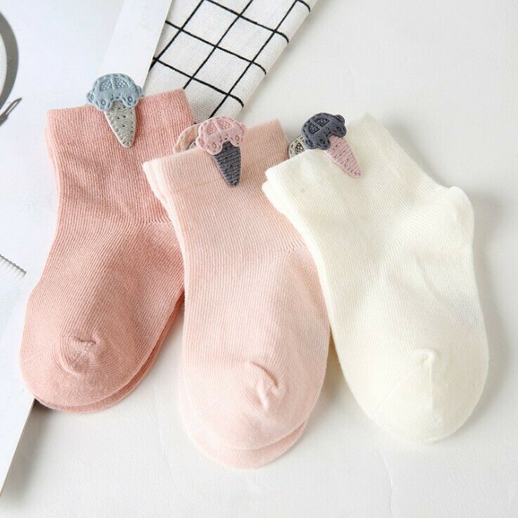 Ein Paar pudcoco Frühling Neue freundlicher Socken Kleinkinder Mädchen 3D Karikatur Knöchel Längen Weiche Baumwolle Baby Socken freundlicher 1 -3 jahre