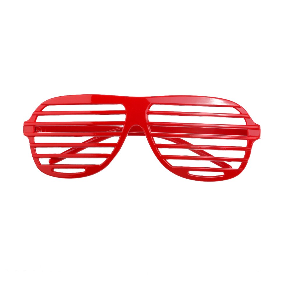 12 paires de obturateur lunettes lunettes de soleil Club fête Cosplay accessoires (couleur mixte)